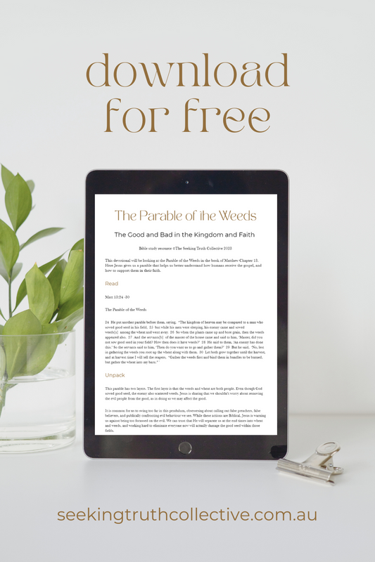 The Parable of the Weeds - Bible Study Resource