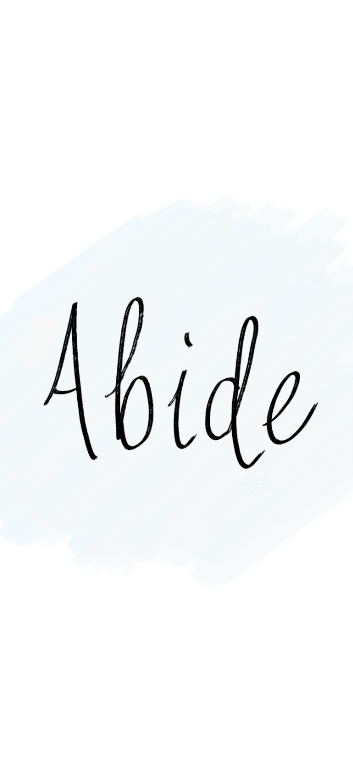 Abide blue and white free phone background