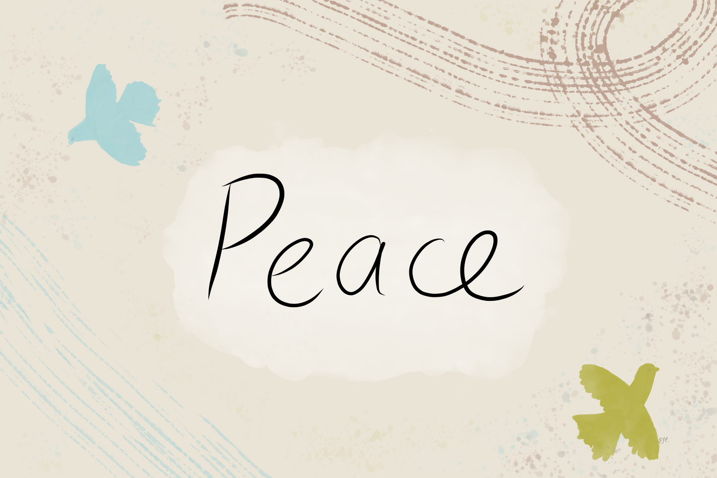 peace doves brown free desktop background